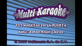 TUS MALETAS EN LA PUERTA KARAOKE YOLANDA DEL RIO [upl. by Nosro]