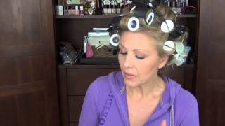 How I get BIG hair with hot rollers Requested [upl. by Brindell]