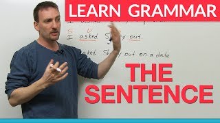 Learn English Grammar The Sentence [upl. by Fafa]