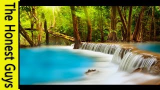 10 HOURS Relaxation Music With Waterfall Sounds for Study Meditation Sleep [upl. by Tellford50]