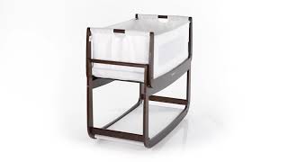 SnuzPod 3 Bedside Crib 3in1 with Mattress in Espresso [upl. by Warchaw]