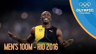 Mens 100m Final  Rio 2016 Replay [upl. by Llieno578]