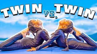 Twin VS Twin Gymnastics Challenge [upl. by Aenat]