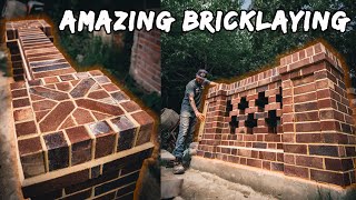 How to build a BRICK WALL from START TO FINISH [upl. by Tifanie98]