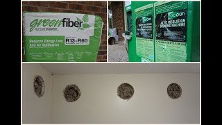 Green Fiber Cellulose Soundproofing and Insulation [upl. by Kellen683]