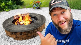 I Perfected The DIY Smokeless Fire Pit That Works [upl. by Malory]