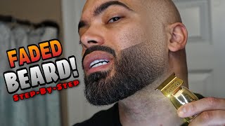 How to FADE a Beard and blend with color enhancement Raw Sound [upl. by Anilahs]