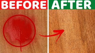 Best Way to Remove Dried Paint from Wood Without chemicals  House keeper [upl. by Aurelio]