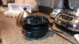 Hamilton Beach Electric Egg Cooker Review [upl. by Akeimahs]