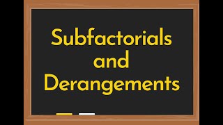 Derangements  Subfactorial Calculator [upl. by Madelene104]