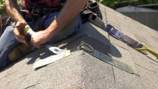 How To Install a temporary roof anchor [upl. by Barcroft]