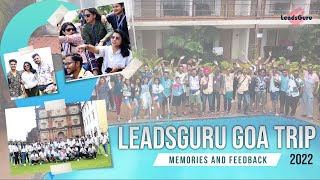 LeadsGuru Goa Trip  Memory And Feedback  2022 [upl. by Bartolomeo415]