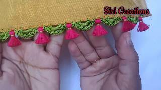 Saree Kuchu 81ಸೀರೆ ಕುಚ್ಚು  simple Saree kuchu tutorial for beginners  Perfect arch for beginners [upl. by Nomma]