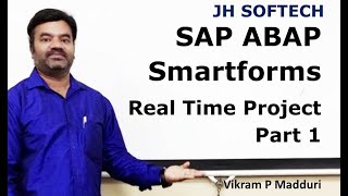 SAP ABAP Smartform Project Part 1 [upl. by Adnalra]