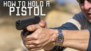 How to Hold a Pistol  Special Forces Instruction  Tactical Rifleman [upl. by Murat719]