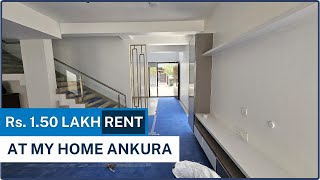 4 BHK Villa for rent at My Home Ankura [upl. by Varini325]