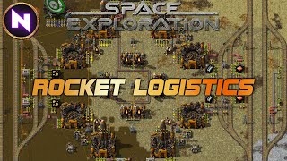 How To CARGO ROCKET LOGISTICS In Factorio Space Exploration  GuideWalkthrough [upl. by Seessel871]