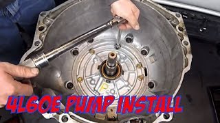 4l60e Pump Install [upl. by Jump941]