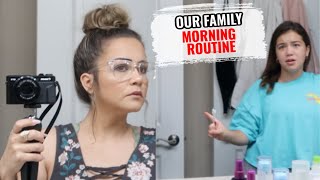 FAMILY MORNING ROUTINE  SISTERFOREVERVLOGS 783 [upl. by Amein794]