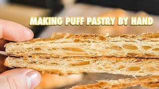 How To Make Perfect Puff Pastry Dough By Hand [upl. by Joiner946]