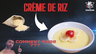 Comment préparer une crème de riz [upl. by Ahsimaj602]