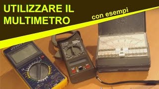 Come usare un multimetro o tester esempi pratici [upl. by Barraza]