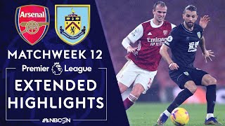 Arsenal v Burnley  PREMIER LEAGUE HIGHLIGHTS  12132020  NBC Sports [upl. by Etteuqram]