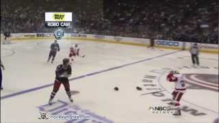 Jordin Tootoo vs Jared Boll Jan 21 2013 [upl. by Jacquenetta]