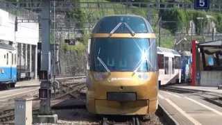 Golden Pass Panoramic Trains from Montreux to Zweisimmen [upl. by Gross558]