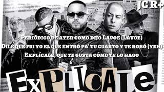 Explicale remix letra  yandel  noriel  bad bunny  cosculluela  brytiago [upl. by Aliza]