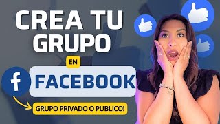 🔴 Como CREAR UN GRUPO EN FACEBOOK [upl. by Demmahum586]