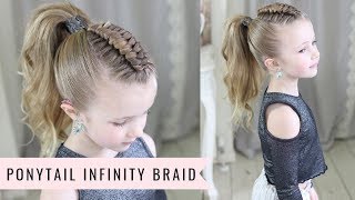 Ponytail Infinity Braid by SweetHearts Hair [upl. by Anirahtak]