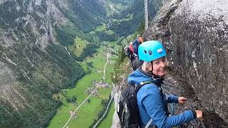 Murren Via Ferrata Switzerland 2023 [upl. by Aniara]