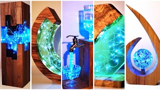 5 Most Amazing Epoxy Resin Lamps  Resin Art [upl. by Eidnam]