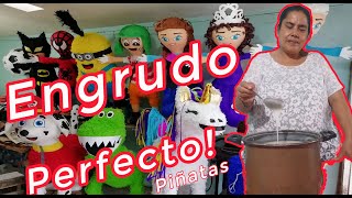 Como HACER ENGRUDO Para PIÑATAS Paso a Paso Fácil Y Rápido [upl. by Audwen855]