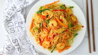 HOW TO COOK DELICIOUS VERMICELLI RICE NOODLES [upl. by Touber436]