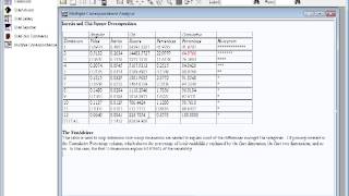 Multiple Correspondence Analysis MCA by Statgraphics [upl. by O'Callaghan]