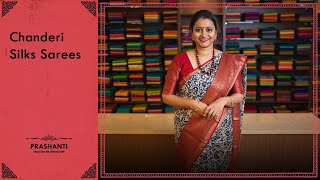 Chanderi Silk Sarees  Prashanti Sarees [upl. by Maddocks]