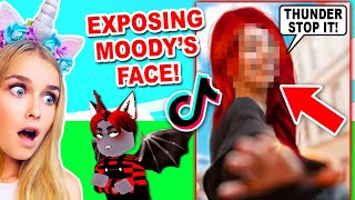 MOODYS FACE Was LEAKED By Her BROTHER On TIKTOK In Adopt Me Roblox [upl. by Elam]