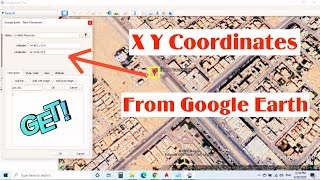 How to take Coordinates from Google Earth amp use them in to Auto CAD [upl. by Ayaet]