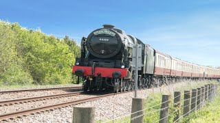 46100 Royal Scot Cruises Past Bottesford West Junction [upl. by Eatton404]