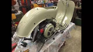 Vintage Vespa 150cc 1956 Mod  Classic Scooter Vespa Restoration  From Start to Finish [upl. by Molohs]