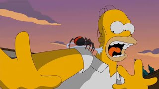 The Simpsons  Homer will turn into a spider [upl. by Aiyotal145]