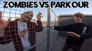 ZOMBIES VS PARKOUR IN REAL LIFE [upl. by Tenom]