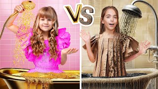 Rich vs Broke PRINCESS  MORE Diana and Roma Challenges [upl. by Caravette]