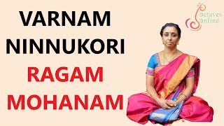 Varnam  Ninnukori  Ragam  Mohanam Sing Along [upl. by Ronyar]