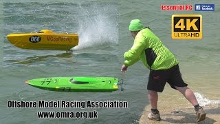 Offshore RC Powerboat RACING UltraHD and 4K [upl. by Eniger]