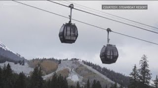 Steamboat Ski Resort debuts fastest eightperson gondola in North America [upl. by Sutsuj]