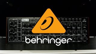 Behringer Pro1 Analog Synthesizer  Gear4music demo [upl. by Elbertina]