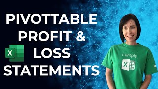 Easy Excel PivotTable Profit amp Loss Statements [upl. by Elbring]